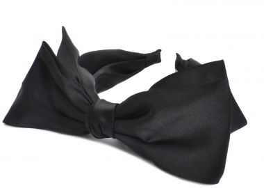 Σατέν στέκα με φιόγκο - MAT FASHION - 