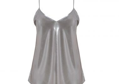 Σατέν τοπ με ρυθμιζόμενες τιράντες - MAT FASHION - 
