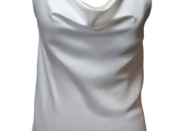 satin draped lingerie top Femina λευκό - PerfectDress.gr - 