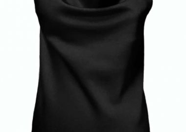 satin draped lingerie top Femina μαύρο - PerfectDress.gr - 