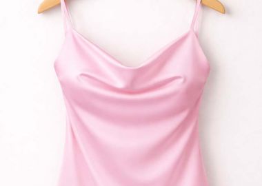 satin draped lingerie top Femina ροζ - PerfectDress.gr - 