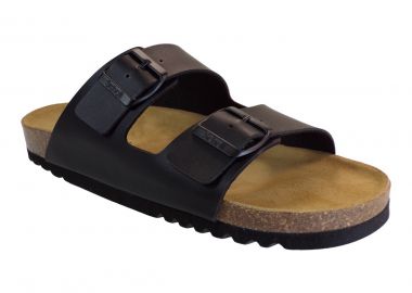 Scholl Ανδρικά Σανδάλια Ανατομικά Δερμάτινα JULIEN F30072-1004 Μαύρο - Scholl - 