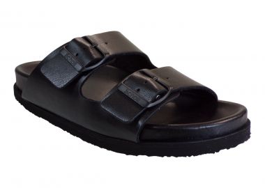 Scholl Γυναικεία Σανδάλια Ανατομικά Δερμάτινα JOSERHINE OVER F30624-1004 Μαύρο - Scholl - 