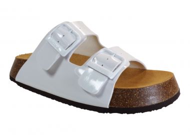 Scholl Γυναικεία Σανδάλια Ανατομικά Δερμάτινα NOELLE F31146-1065 Λευκό - Scholl - 