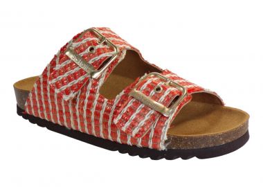 Scholl Γυναικεία Σανδάλια Ανατομικά Δερμάτινα NOELLE F31168-1044 Κοραλί - Scholl - 