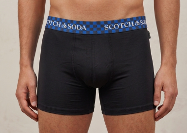 Scotch & Soda Active Stretch Boxer Brief 3-Pack – Quick-Dry Performance Underwear SSSP25M158807-007 Μαύρο - Scotch & Soda Men - 