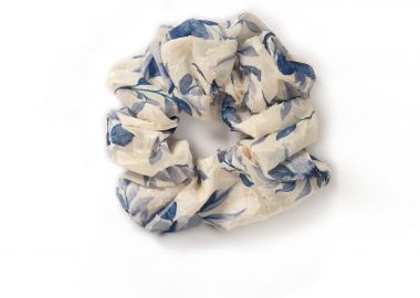 Scrunchie με floral μοτίβο - MAT FASHION - 