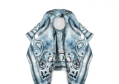 Scrunchie με paisley μοτίβο - MAT FASHION - 