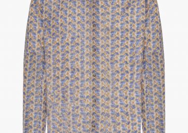Seinse ανδρικό πουκάμισο με εμπριμέ σχέδιο - CE1024SS 125 Μπεζ - SEINSE - 