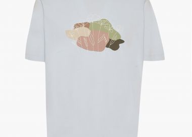 Seinse ανδρικό T-shirt με graphic print - TE2672SS 124 Μπλε Ανοιχτό - SEINSE - 