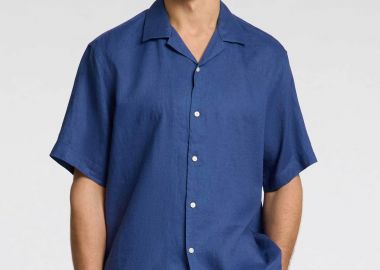 Selected ανδρικό λινό πουκάμισο Relaxed Fit - 16096908 - SELECTED - 