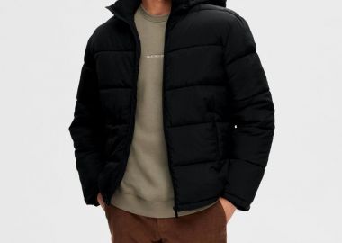 Selected Cooper Puffer Ανδρικό Μπουφάν 16089957 Μαύρο - Selected - 