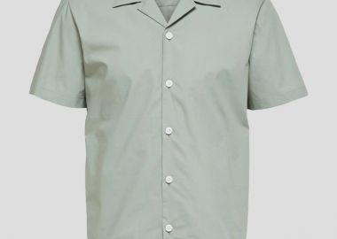 SELECTED HOMME Ανδρικό Cuban Cement Shirt - SELECTED HOMME - 