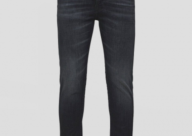 SELECTED HOMME Ανδρικό Γκρι Slim-Fit Dark Grey Jeans - SELECTED HOMME - 