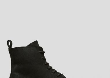 SELECTED HOMME Ανδρικό Μαύρο Lace Up Forest Boots - SELECTED HOMME - 