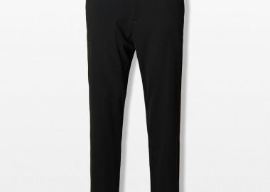 SELECTED HOMME Ανδρικό Μαύρο Slim Fit Tapered Trousers - SELECTED HOMME - 