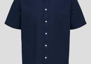 SELECTED HOMME Ανδρικό Μπλε Blend Shirt - SELECTED HOMME - 