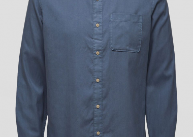 SELECTED HOMME Ανδρικό Μπλε Blue Casual Shirt - SELECTED HOMME - 