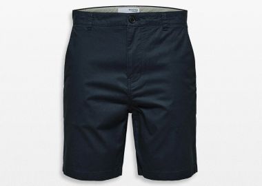 SELECTED HOMME Ανδρικό Μπλε Comfort Fit Shorts - SELECTED HOMME - 