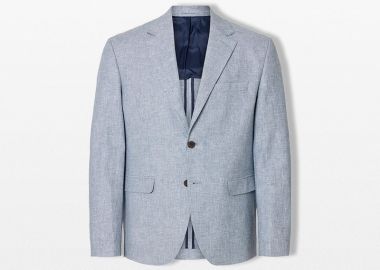 SELECTED HOMME Ανδρικό Μπλε Single Breasted Blazer - SELECTED HOMME - 