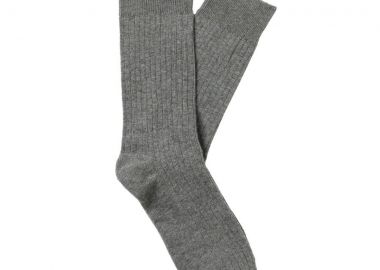 Selected Kase Ανδρικές Ψηλές Κάλτσες 16081851 Σκούρο Γκρί - Selected - 