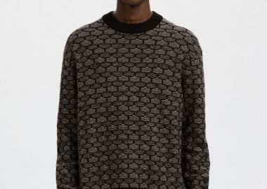Selected Keith Ανδρικό Mακρυμάνικο Crew Neck Πλεκτό 16098359 Μαύρο - Selected - 