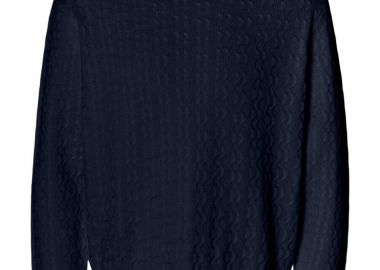 Selected Philip Aνδρικό Relaxed Fit Mακρυμάνικο Πουλόβερ 16098365 Σκούρο Μπλέ - Selected - 