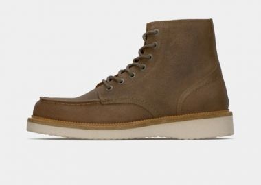 Selected Teo New Suede Ανδρικές Μπότες Moc-Toe 16078799 Μαύρο - Selected - 