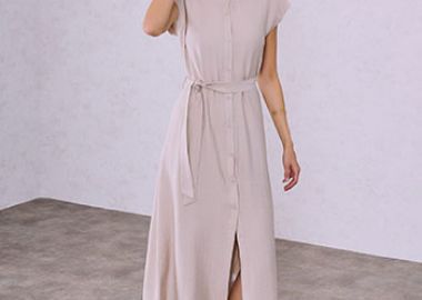 Σεμιζιέ φόρεμα με βισκόζη SQ9844.8816+2 - Celestino - 