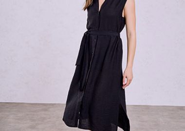 Σεμιζιέ φόρεμα με βισκόζη SQ9844.8823+1 - Celestino - 