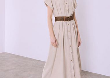 Σεμιζιέ φόρεμα με πιέτες SQ7633.8320+3 - Celestino - 