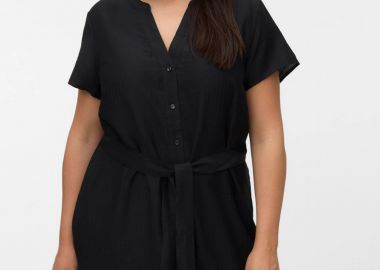 Σεμιζιέ φόρεμα με υφασμάτινη ζώνη VERO MODA -  - 