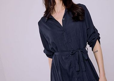 Σεμιζιέ φόρεμα μονόχρωμο SQ1755.8817+4 - Celestino - 