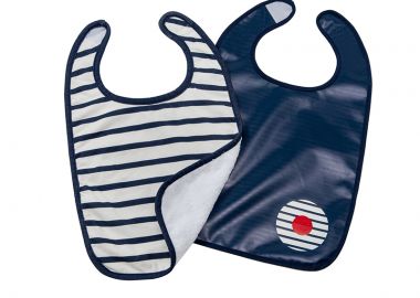 Σετ 2τμχ Σαλιάρα-Ποδιά Blue Stripes Baby To Love BTL304096 - Baby to Love - 