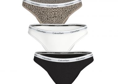 Σετ 3 Σλιπ Brazilian - Icon Logo - CALVIN KLEIN - 