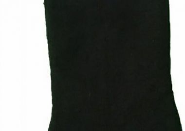 Σετ 3 Τεμ Ανδρική Κάλτσα Πετσετέ Ημίκοντη Μαύρη Μαύρο - Filinda - 