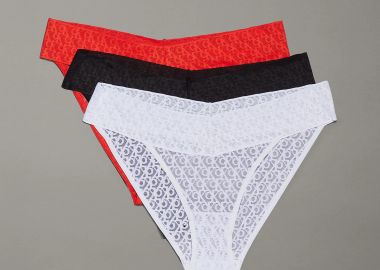 Σετ 3 τεμάχια Σλιπ - Icon Logo Lace - CALVIN KLEIN - 