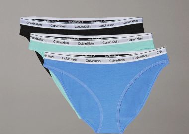 Σετ 3 τεμάχια Σλιπ Βαμβακερά - CALVIN KLEIN - 