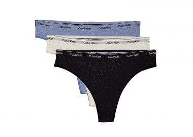 Σετ 3 τεμάχια Σλιπ Brazilian Με Δαντέλα - CALVIN KLEIN - 