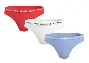 Σετ 3 τεμάχια Σλιπ Classics Essential Logo Thongs - TOMMY HILFIGER - 