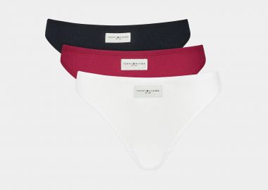 Σετ 3 τεμάχια Σλιπ Thongs Established - TOMMY HILFIGER - 