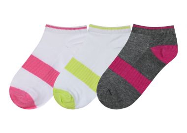 Σετ 3 ζεύγη κάλτσες για κορίτσι - Λευκό 40-0209 - energiers - 