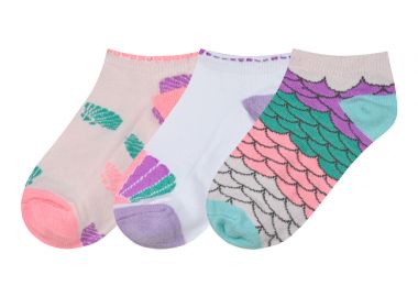 Σετ 3 ζεύγη κάλτσες για κορίτσι - ΛΙΛΑ 40-0208 - energiers - 