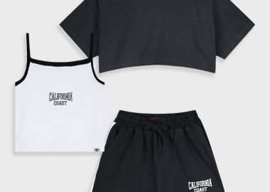 Σετ 3τμχ για κορίτσι - ΜΑΥΡΟ 16-225283-0 - energiers - 