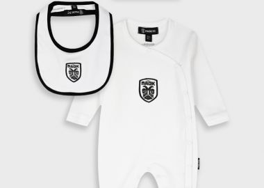 Σετ 3τμχ PAOK FC - Λευκό 400-541-0 - 400-541-0-68-cm-leyko - OEM - 