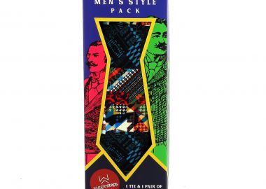 Σετ Ανδρικές Κάλτσες & Γραβάτα Wigglesteps Πολύχρωμες 21TSB03 - WIGGLESTEPS - 