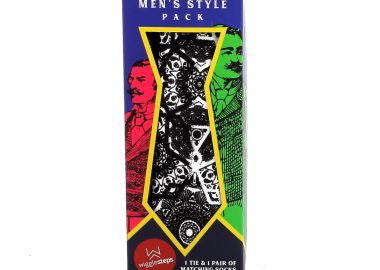 Σετ Ανδρικές Κάλτσες & Γραβάτα Wigglesteps Πολύχρωμες 21TSB04 - WIGGLESTEPS - 