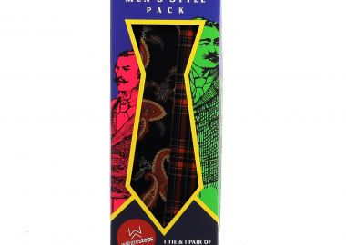 Σετ Ανδρικές Κάλτσες & Γραβάτα Wigglesteps Πολύχρωμες 21TSB06 - WIGGLESTEPS - 