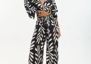 Σετ BLE Τοπ & Παντελόνα Με Tropical Print -  - 