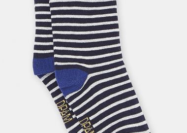 Σετ Βρεφικές Κάλτσες για Αγόρια Μπλε Stripes ΠΡΑΣΙΝΟ - DPAM - 